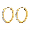 Crystal Hoop Earrings