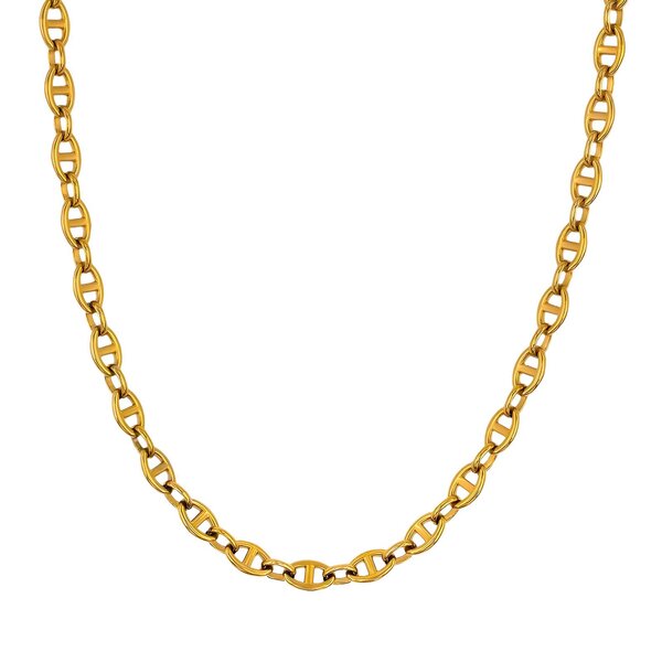 Gold Mariner Link Chain Necklace