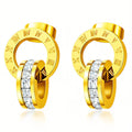 Roman Numeral Earrings