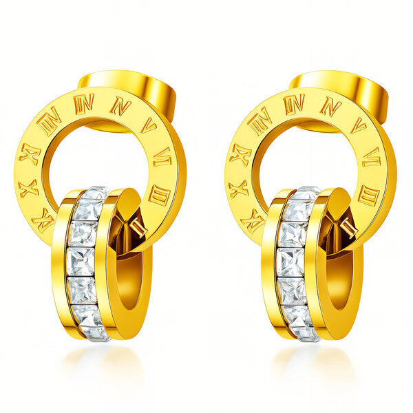 Roman Numeral Earrings