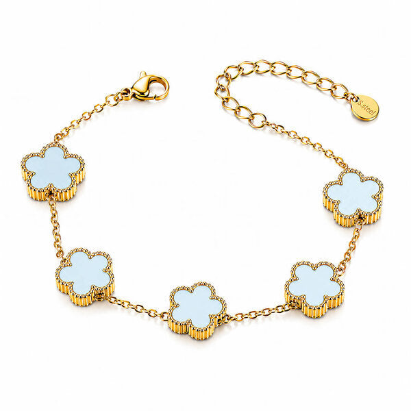 Vintage Beaded Flower Bracelets