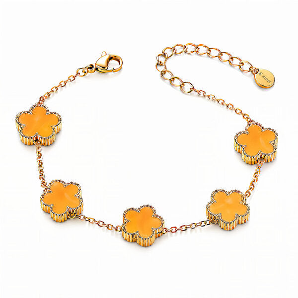 Vintage Beaded Flower Bracelets