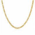 Gold Figaro Link Chain Necklace