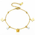 Golden Butterfly Charm Anklet