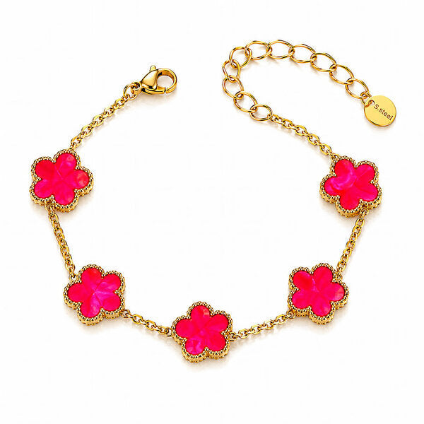 Vintage Beaded Flower Bracelets