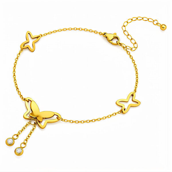 Butterfly Dangle Anklet