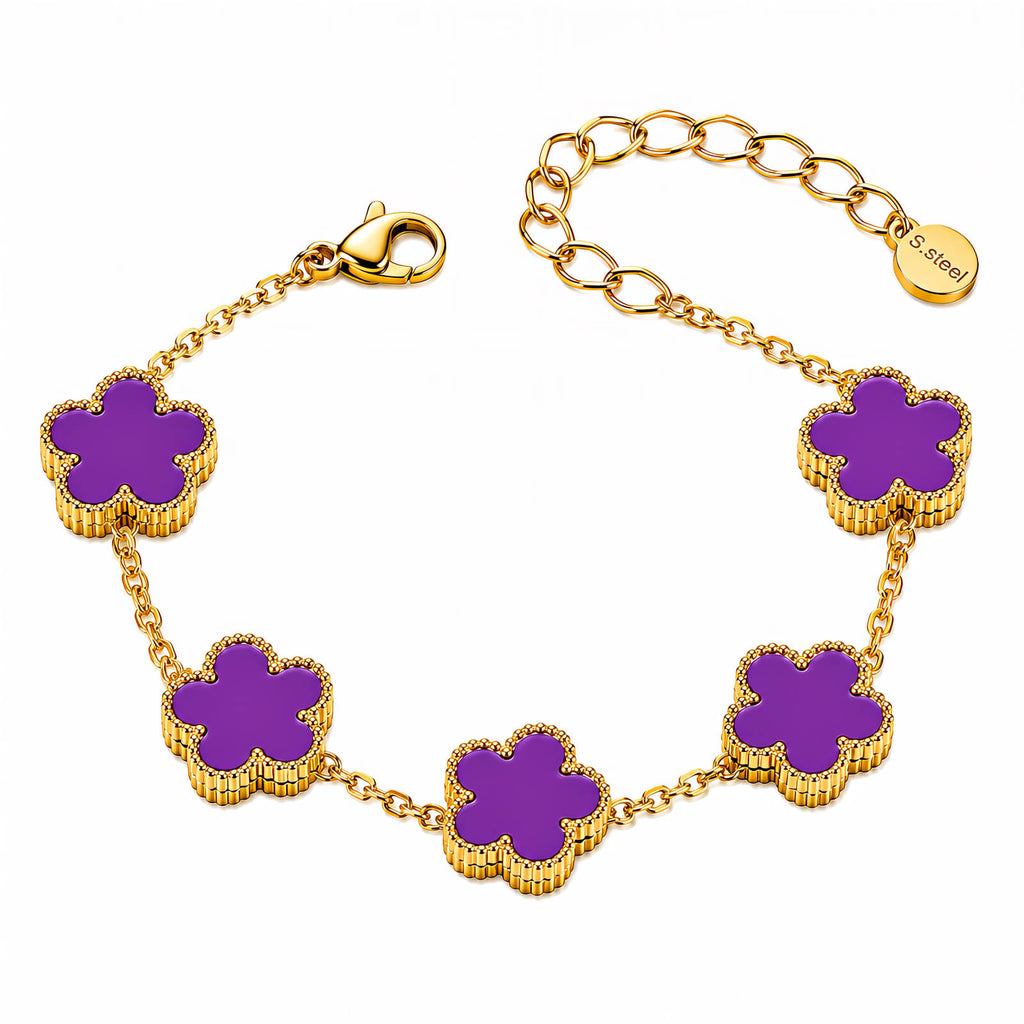 Vintage Beaded Flower Bracelets