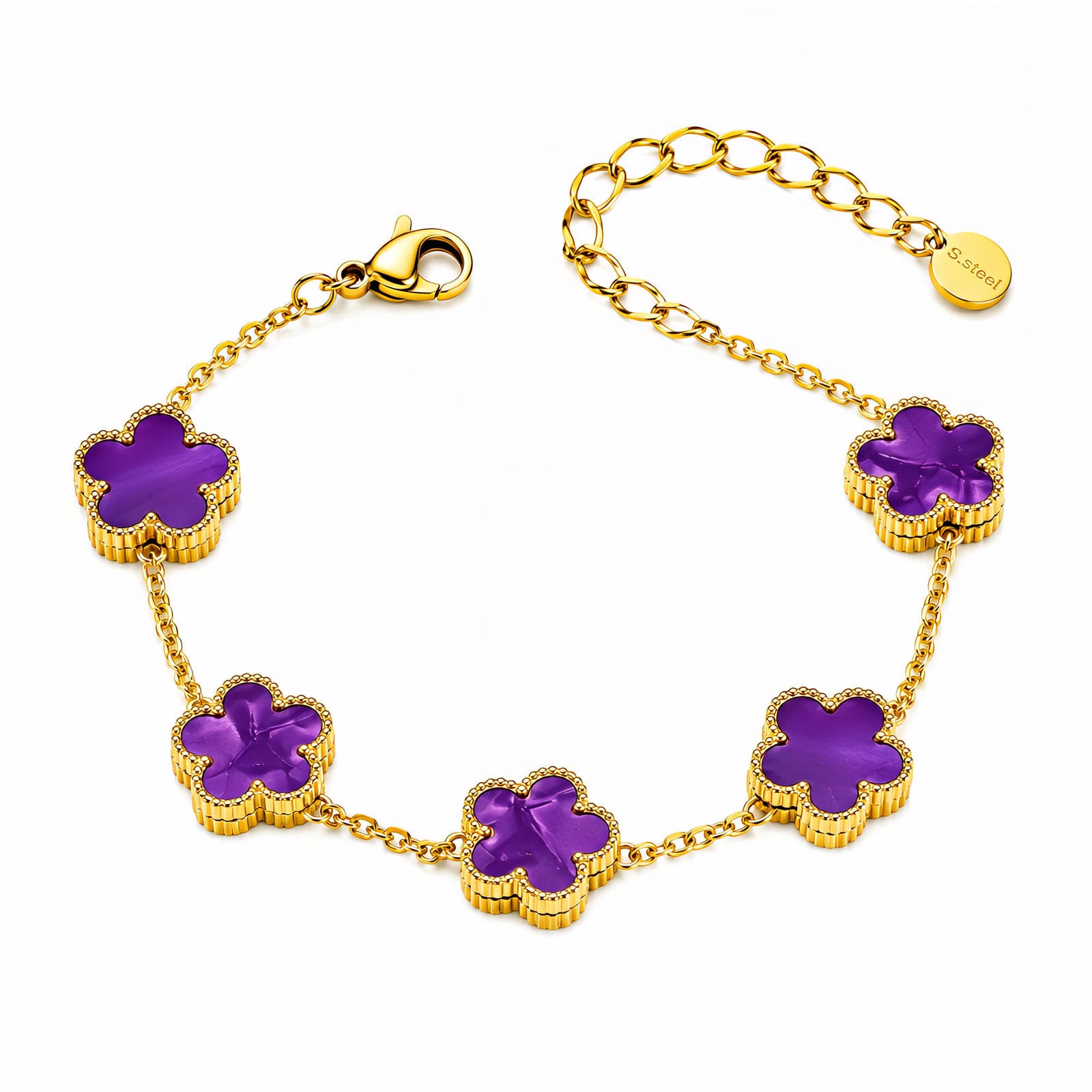 Vintage Beaded Flower Bracelets