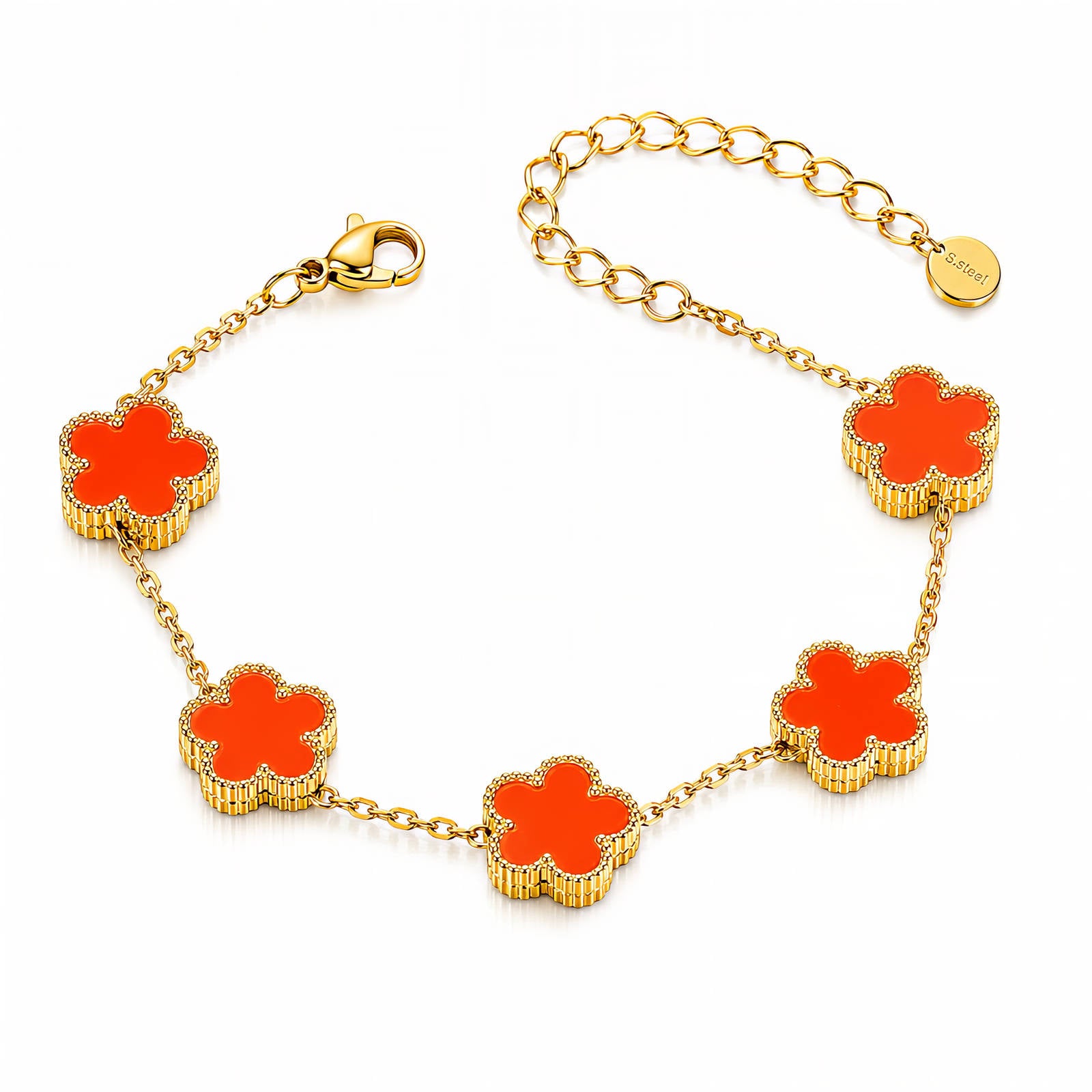 Vintage Beaded Flower Bracelets